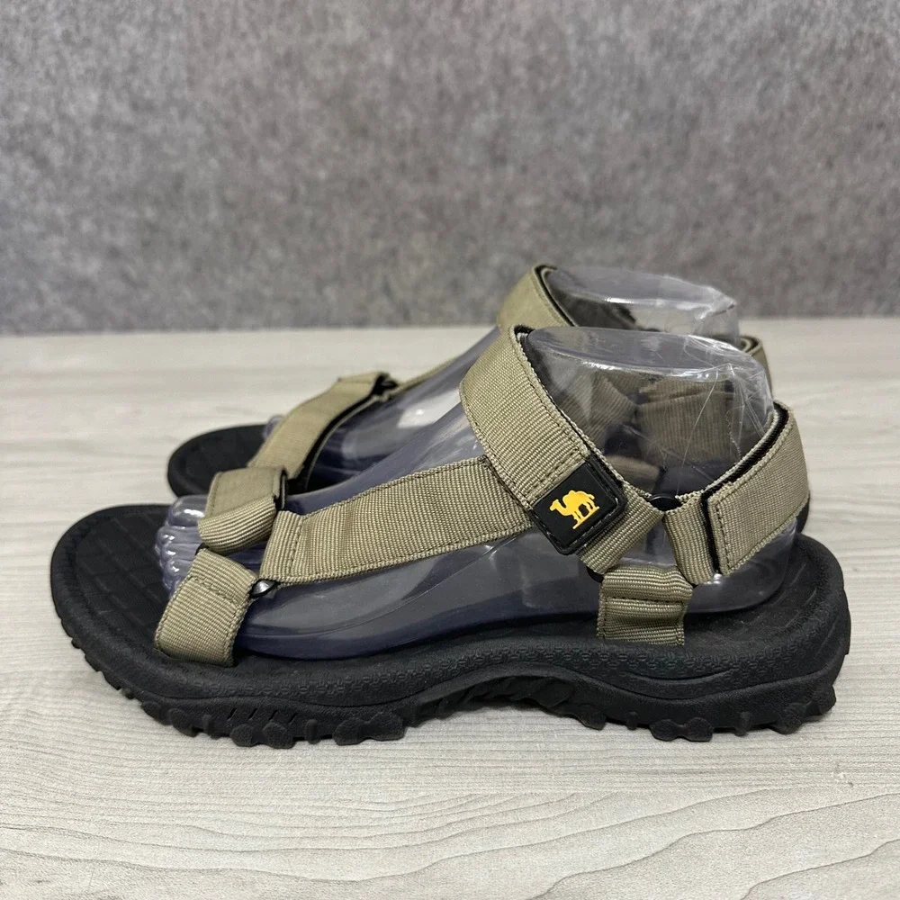 Camel‎ Crown Hiking Sport Sandals Mens 8 Khaki Green Strappy Outdoor K922162687